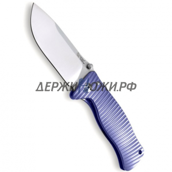Нож SR-1 Titanium Violet Frame Lion Steel складной L/SR1 V
